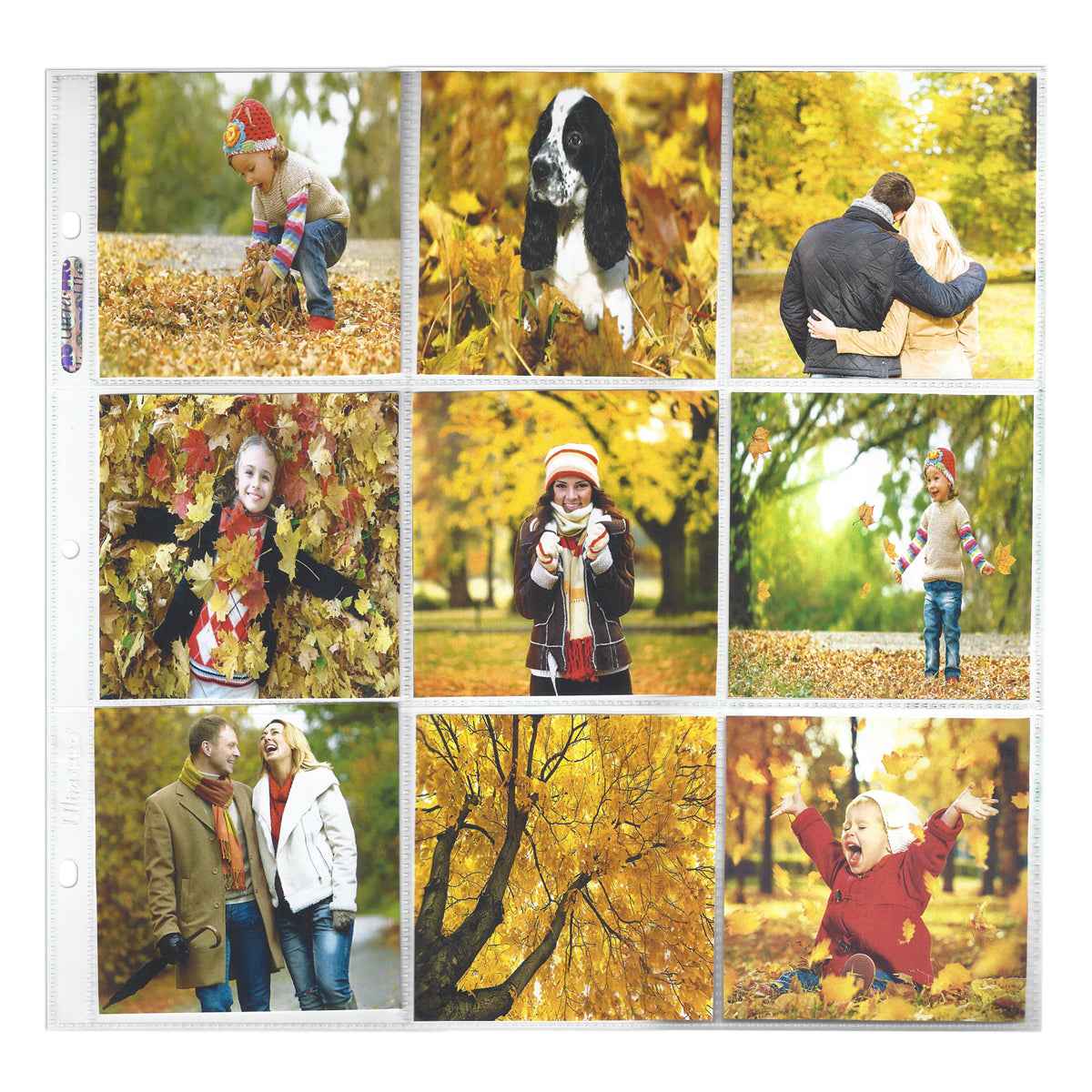 12" x 12" 9-Pocket Pages (10ct) for 4" x 4" Prints