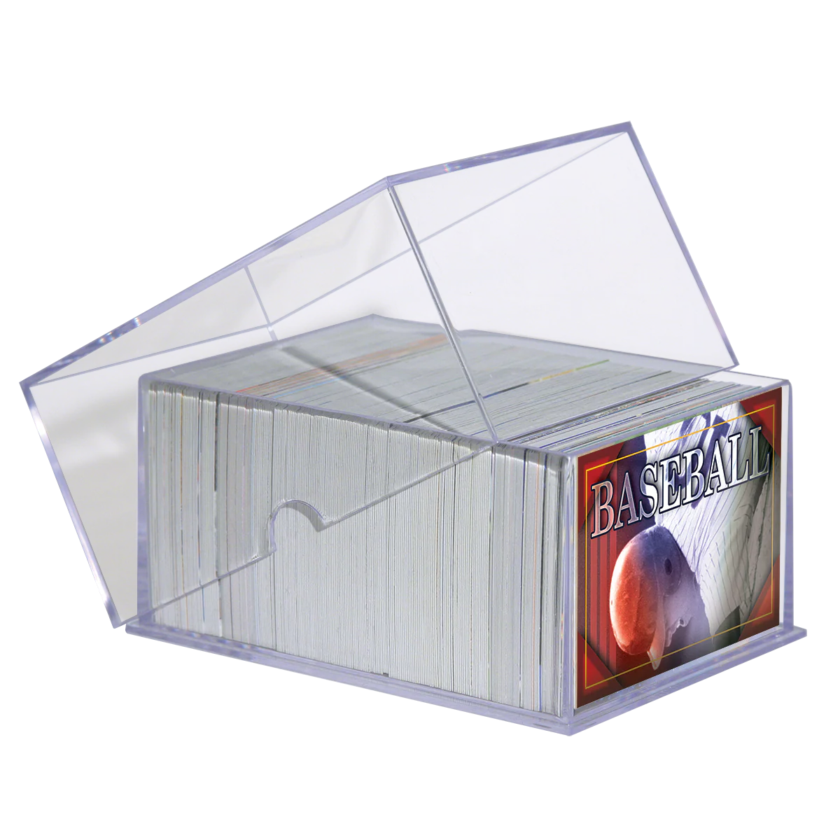 2-Piece Clear 250 Card Storage Box - Image 2