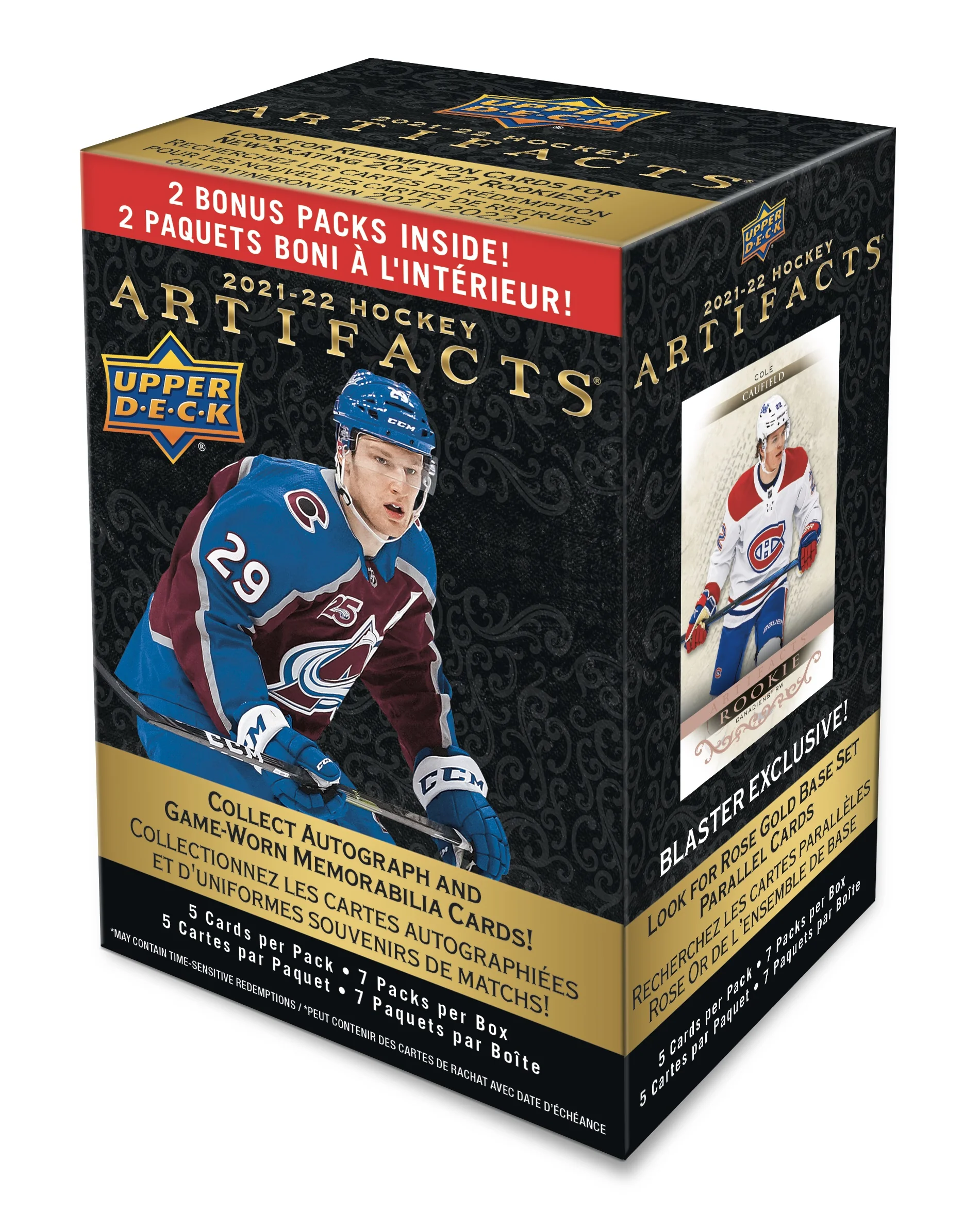 2021 - 2022 Upper Deck Artifacts Hockey Blaster Box #96674