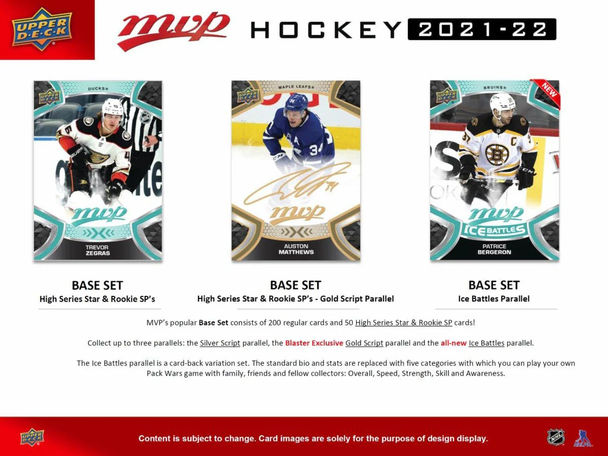 2021 - 2022 Upper Deck MVP NHL Blaster Box #98873 *Limit 5 boxes per customer* - Image 2