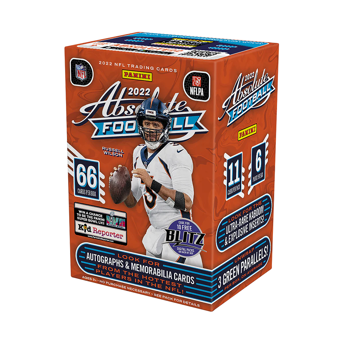 2022 Panini Absolute Football Blaster Box #12327