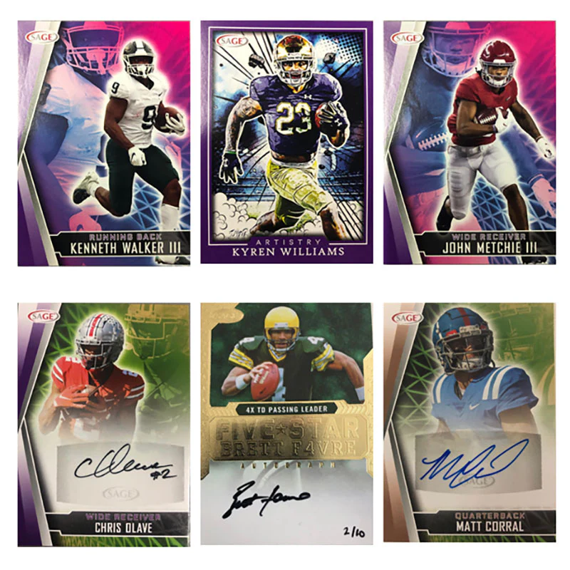 2022 Sage Hit Premier Draft Football Mega Box #30610 - Image 2