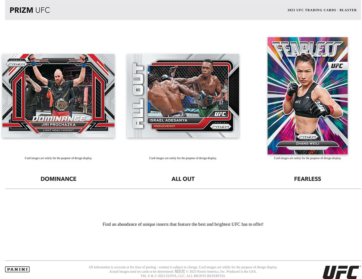 2023 Panini Prizm UFC Blaster Box - Image 3