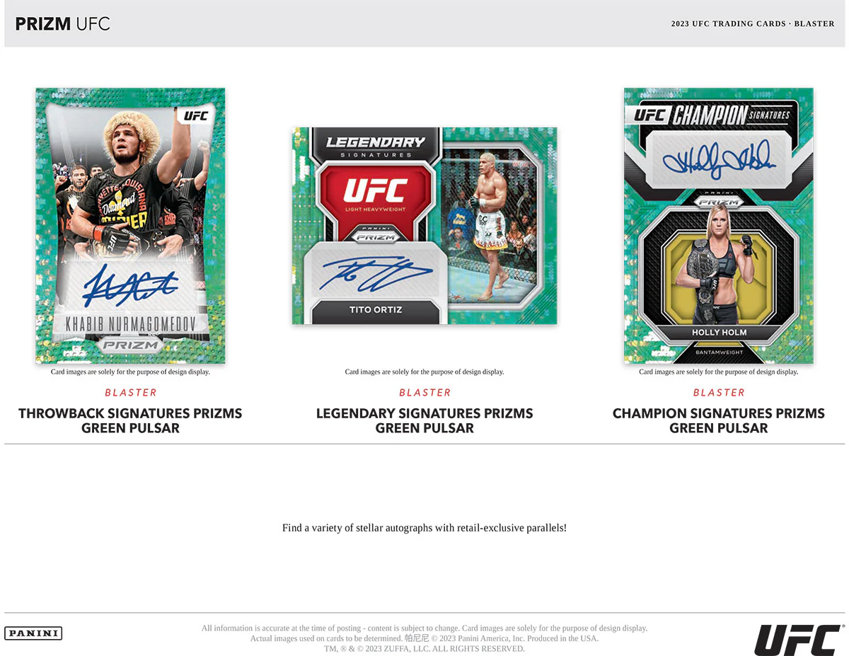 2023 Panini Prizm UFC Blaster Box - Image 5