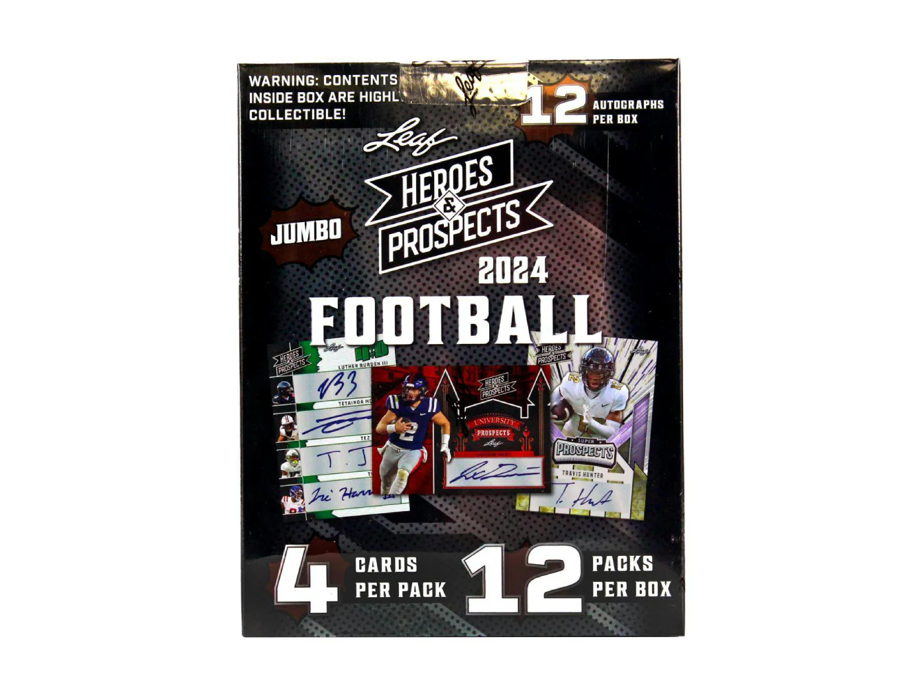 2024 Leaf Heroes & Prospects Football Jumbo Box - Image 3