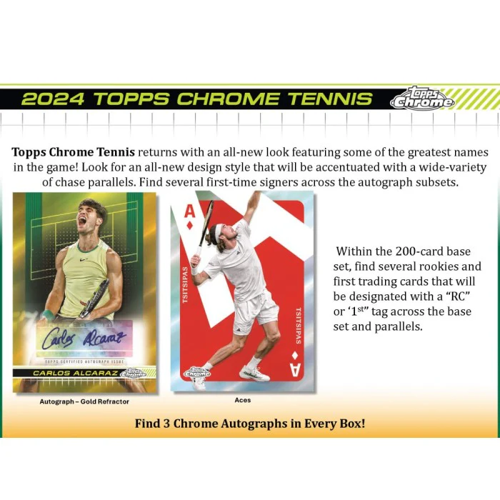 2024 Topps Chrome Tennis Blaster Box - Image 2