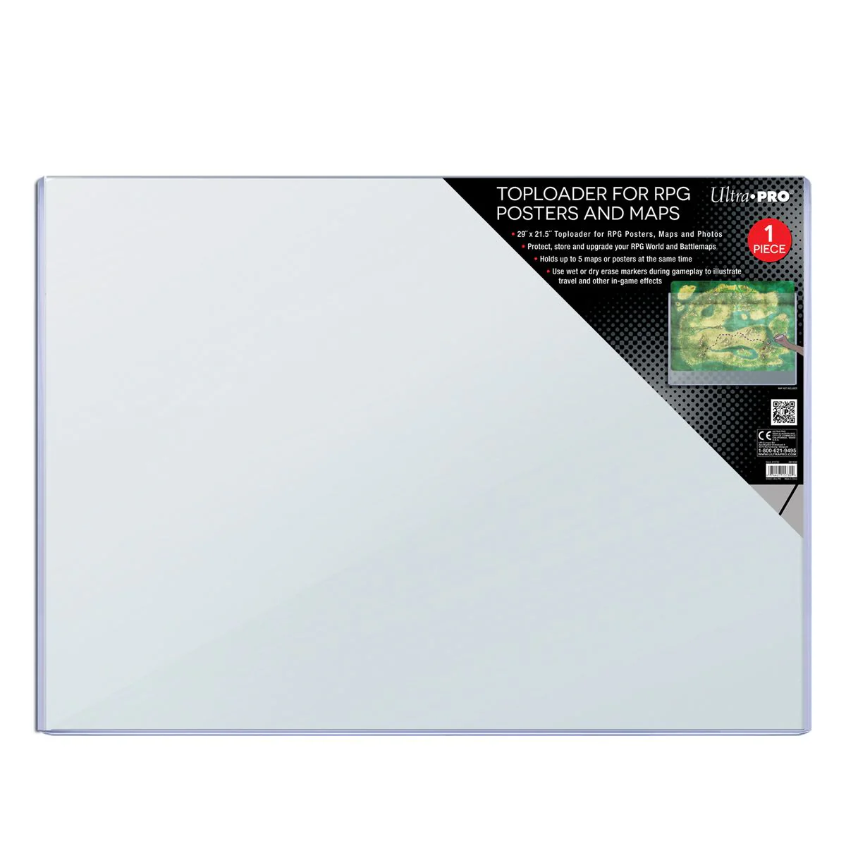 29" x 21.5" TOPLOADER® Sleeves for RPG Posters and Maps