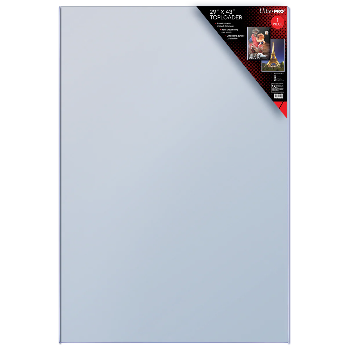 29" x 43" Uncut Sheet TOPLOADER® Sleeves (10ct)