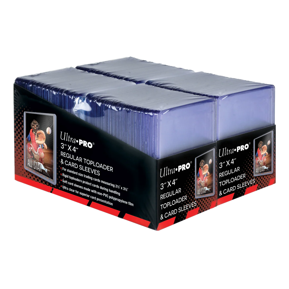 3" x 4" Clear Regular TOPLOADER® Sleeves and Soft Sleeves Bundle (200ct) for Standard Size Cards