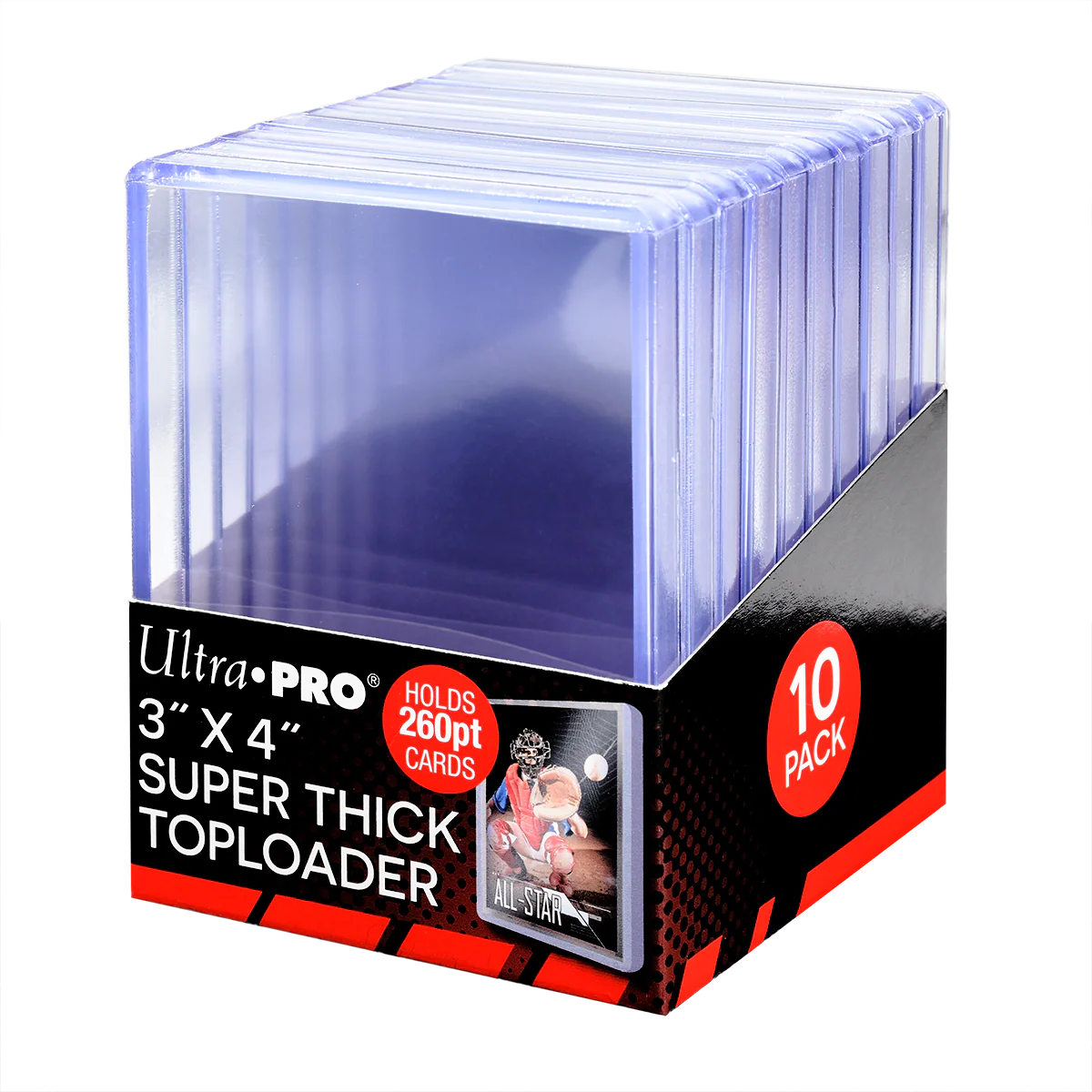 3" x 4" Clear Super Thick 260PT TOPLOADER® Sleeves (10ct)