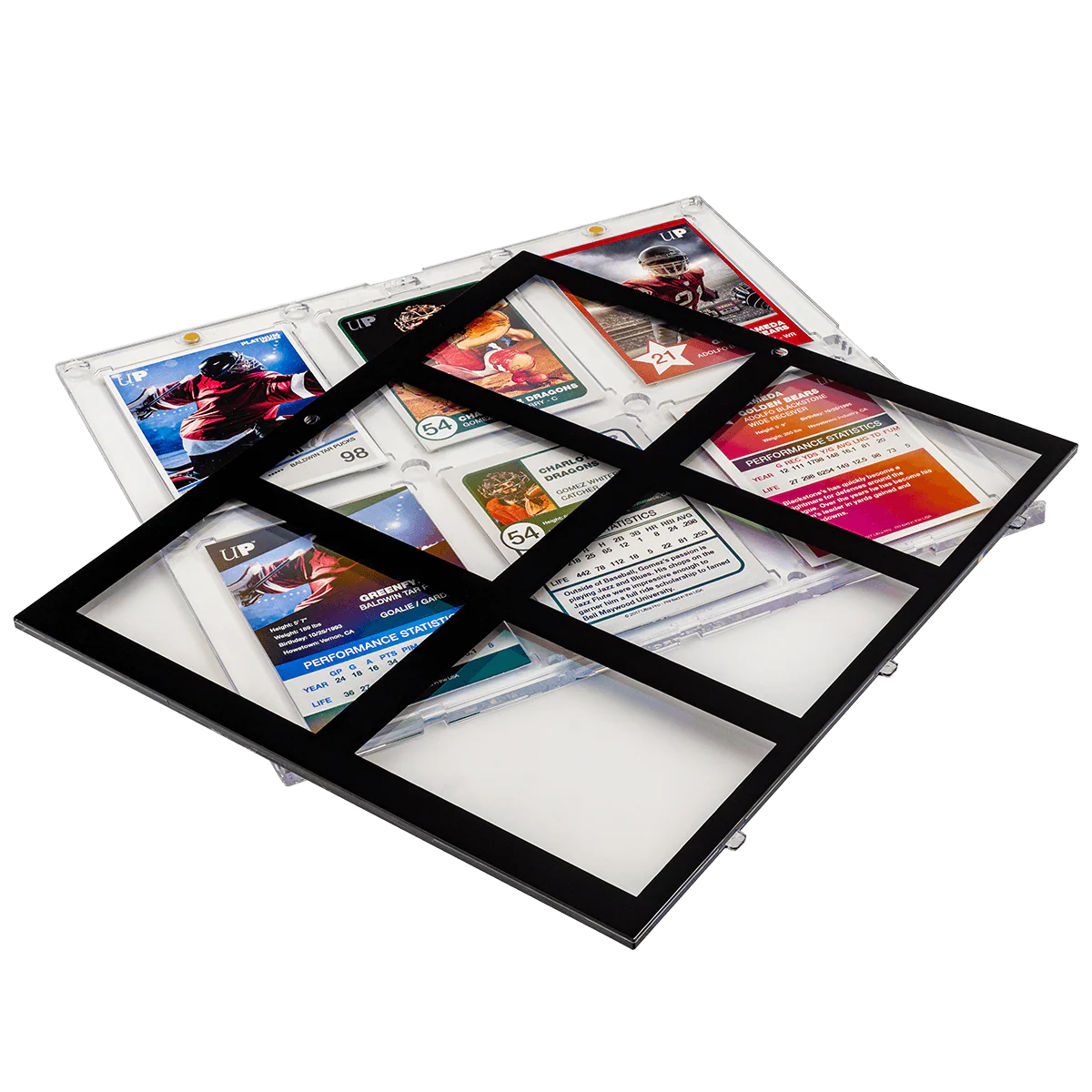 35PT 6-Card Black Border UV ONE-TOUCH® Magnetic Holder - Image 2