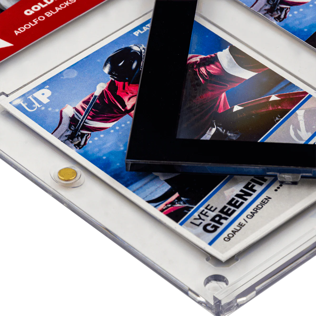 35PT 9-Card Black Border UV ONE-TOUCH® Magnetic Holder - Image 4