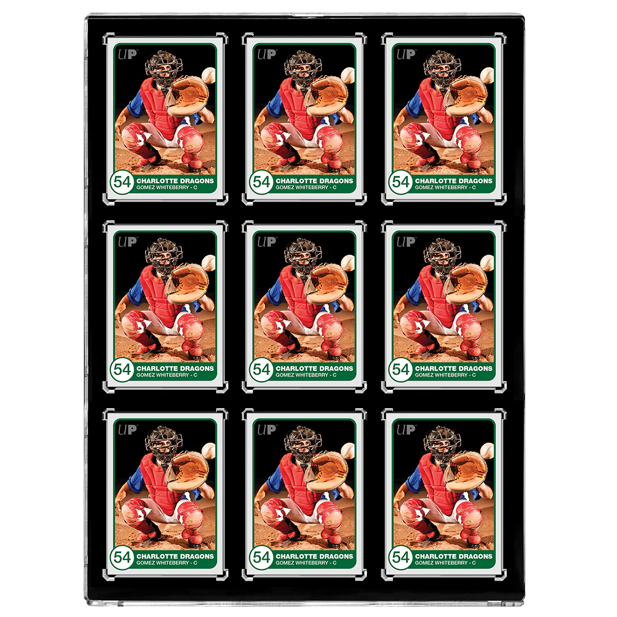 35PT 9-Card Black Border UV ONE-TOUCH® Magnetic Holder - Image 6