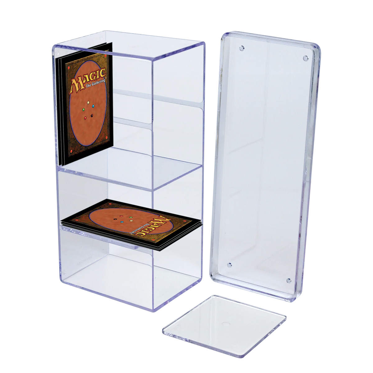 4-Compartment Clear Card Box - Image 4
