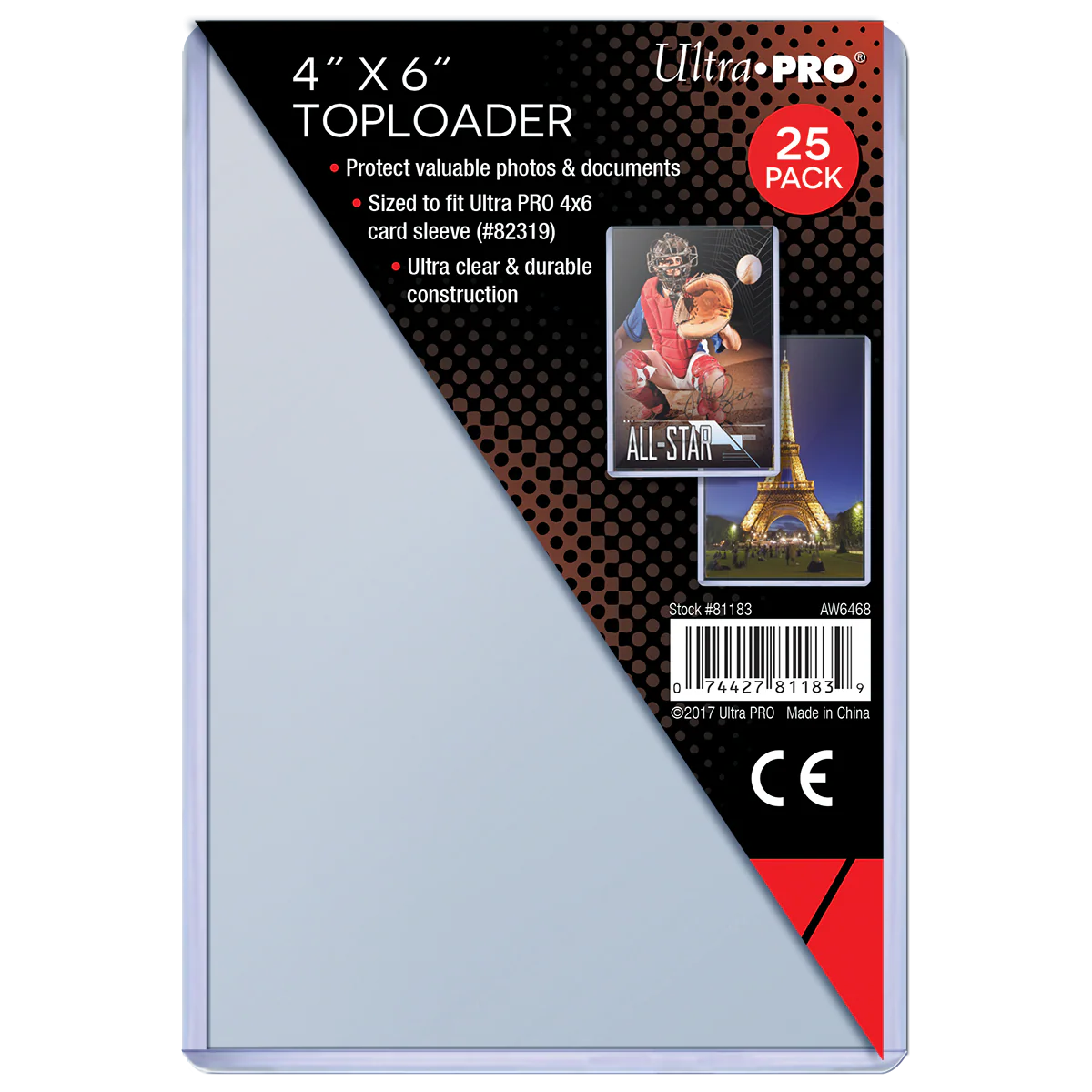 4" x 6" TOPLOADER® Sleeves (25ct)