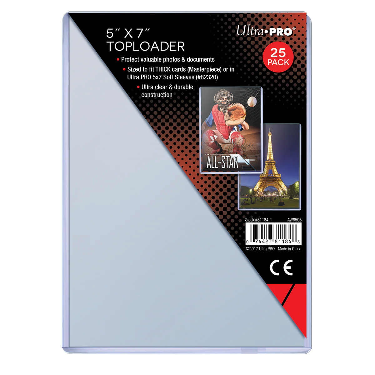 5" x 7" TOPLOADER® Sleeves (25ct)