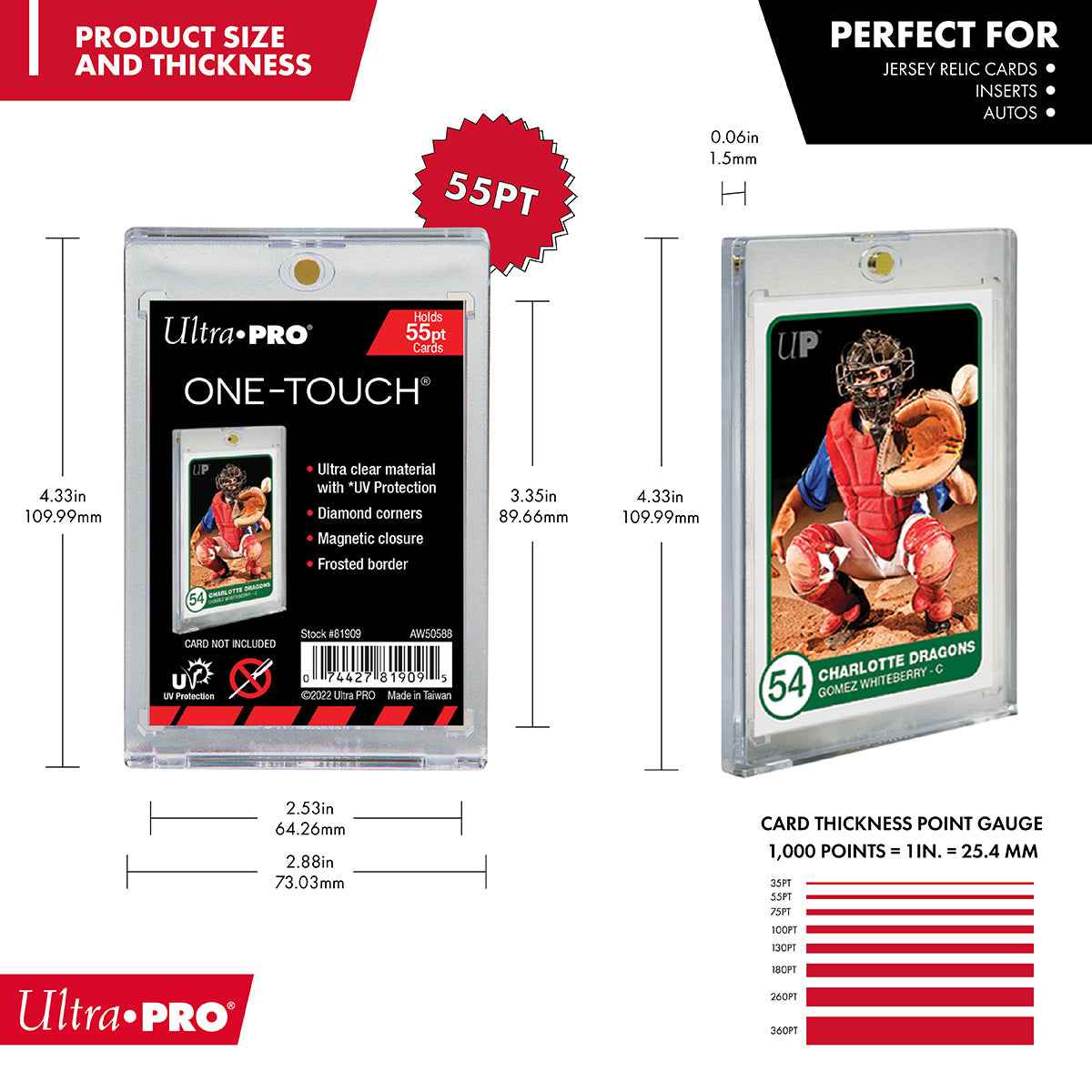 55PT UV ONE-TOUCH® Magnetic Card Holder - Image 2