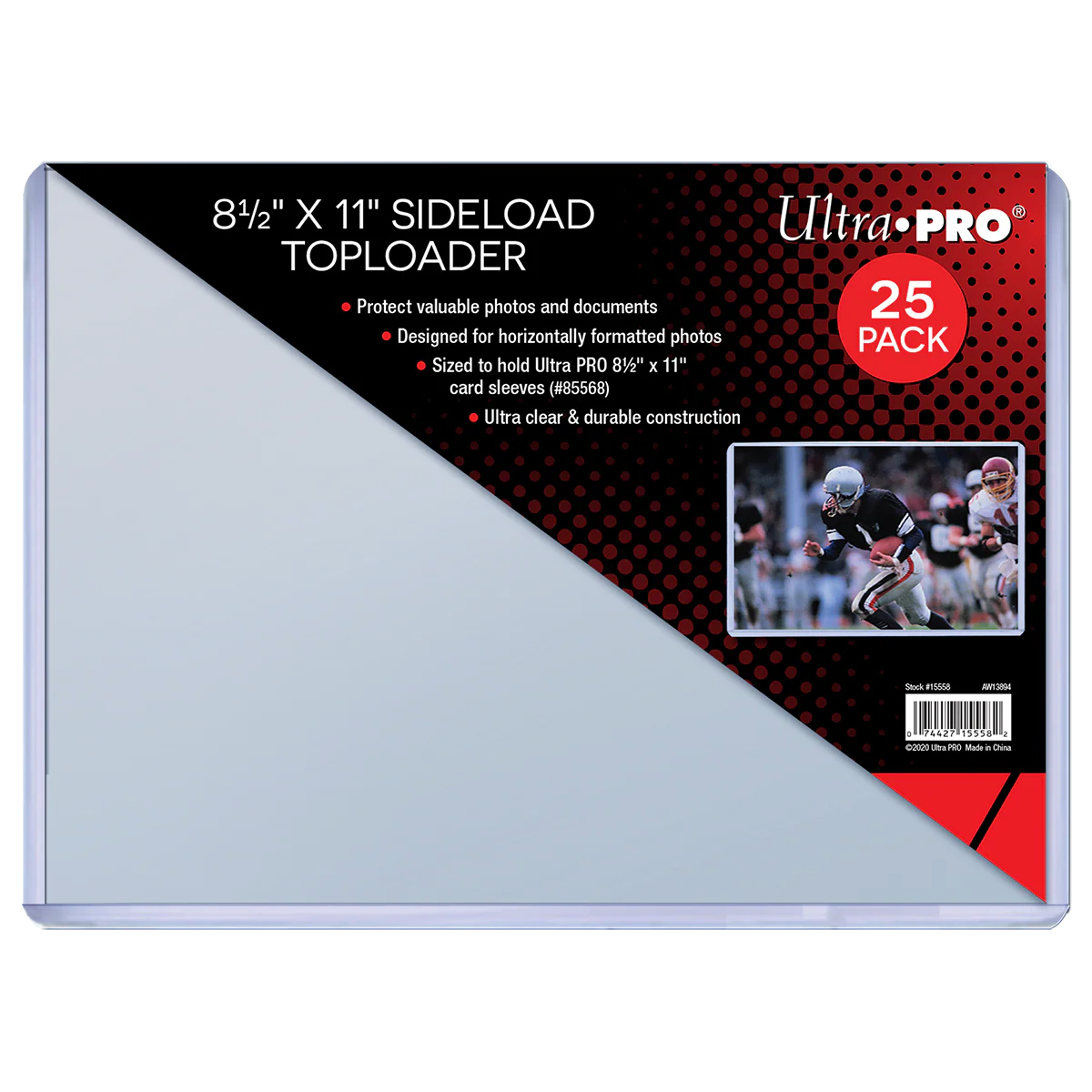 8-1/2" x 11" Side Load TOPLOADER® Sleeves (25ct)