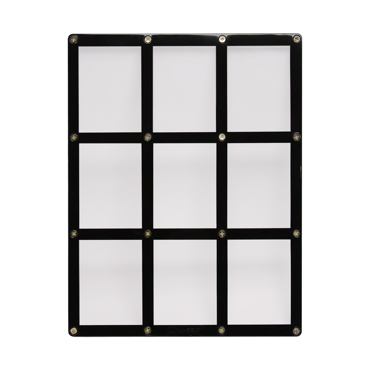 9-Card Black Frame Screwdown Holder