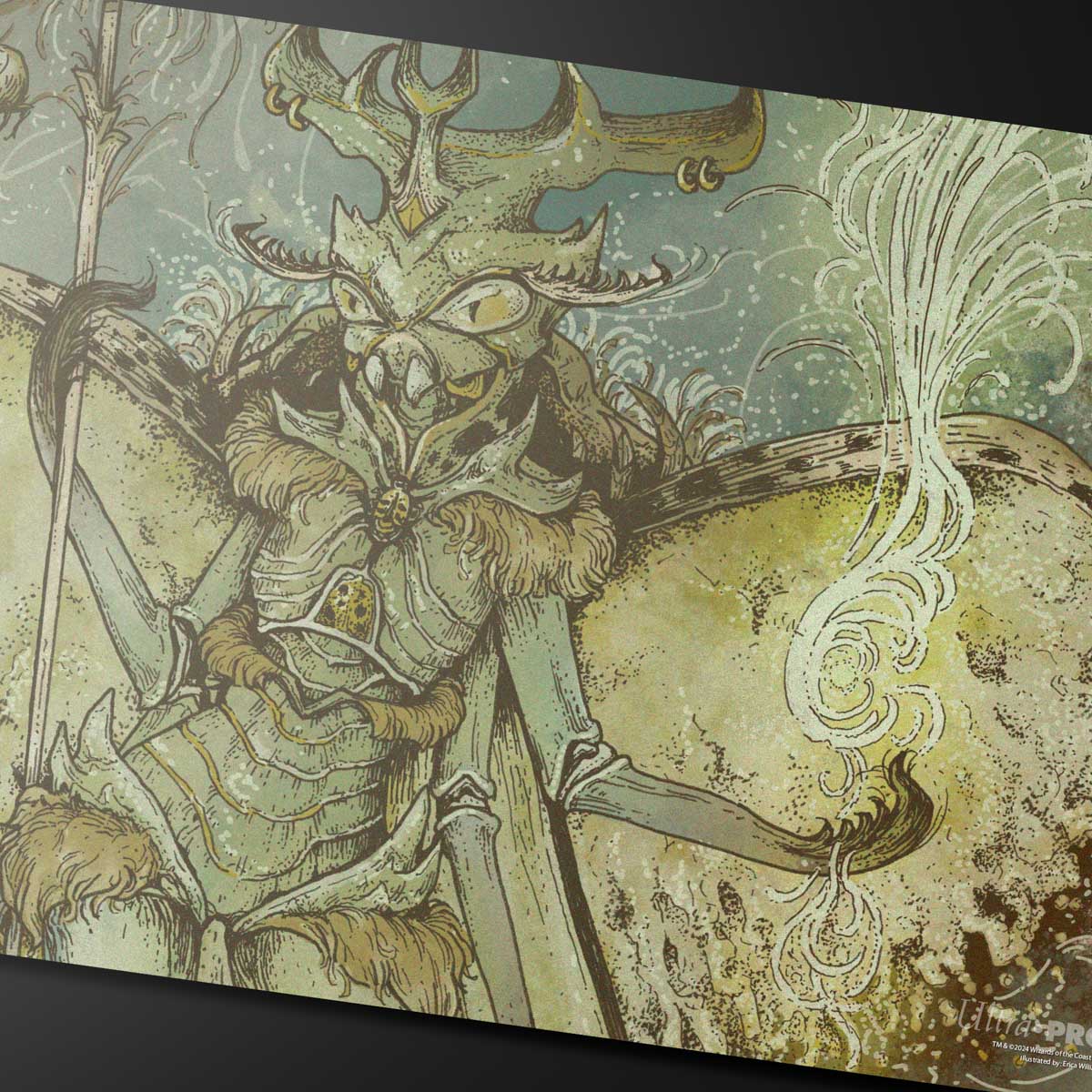 Aetherdrift Aatchik, Emerald Radian Playmat for Magic: The Gathering - Image 2