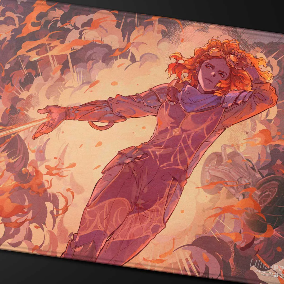 Aetherdrift Chandra’s Ignition Stitched Edge Playmat for Magic: The Gathering - Image 2