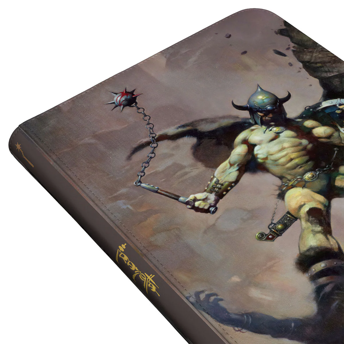 Artist Spotlight: Frank Frazetta - "Warrior with Ball and Chain" 9-Pocket Zippered Premium PRO-BINDERĀ® for Tabletop Gaming - Image 4