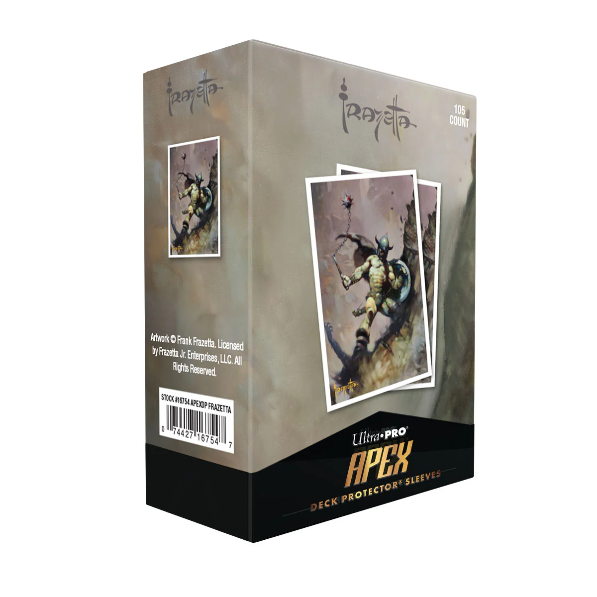 Artist Spotlight: Frank Frazetta - "Warrior with Ball and Chain" APEX DECK PROTECTOR® Sleeves for Tabletop Gaming - Image 4