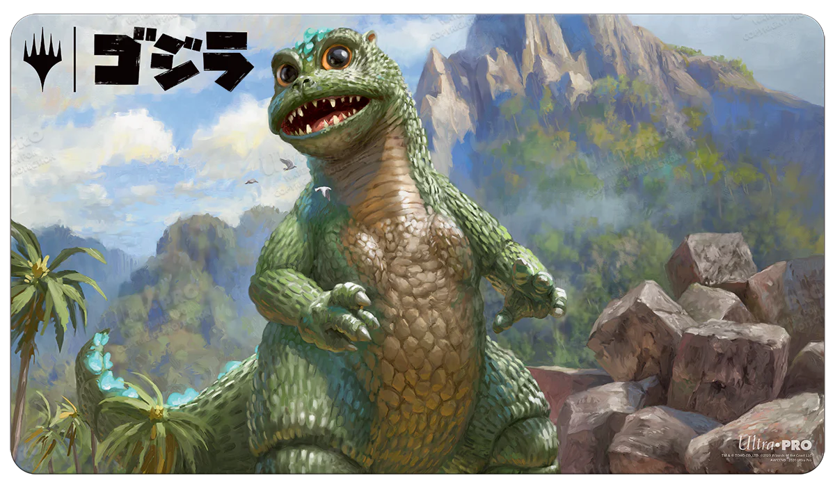 Babygodzilla, Ruin Reborn Standard Gaming Playmat for Magic: The Gathering