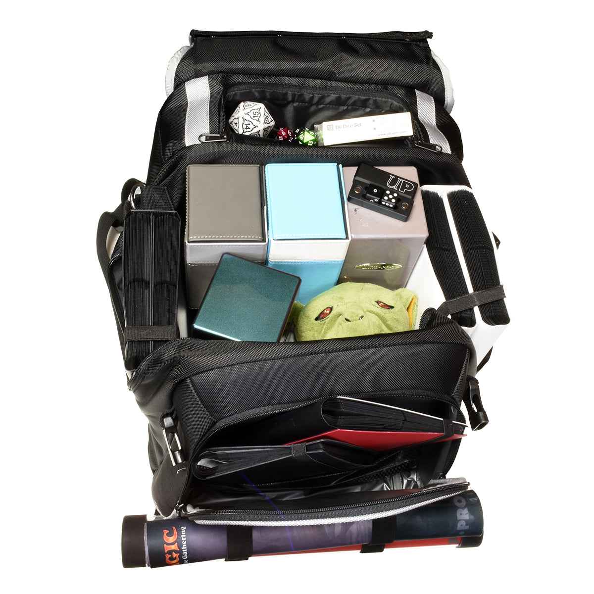 Black Citadel Backpack with Silver Trim - Image 2