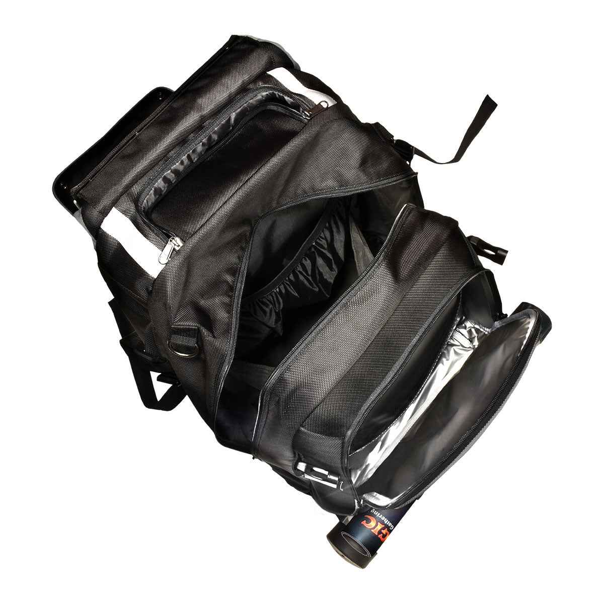 Black Citadel Backpack with Silver Trim - Image 4