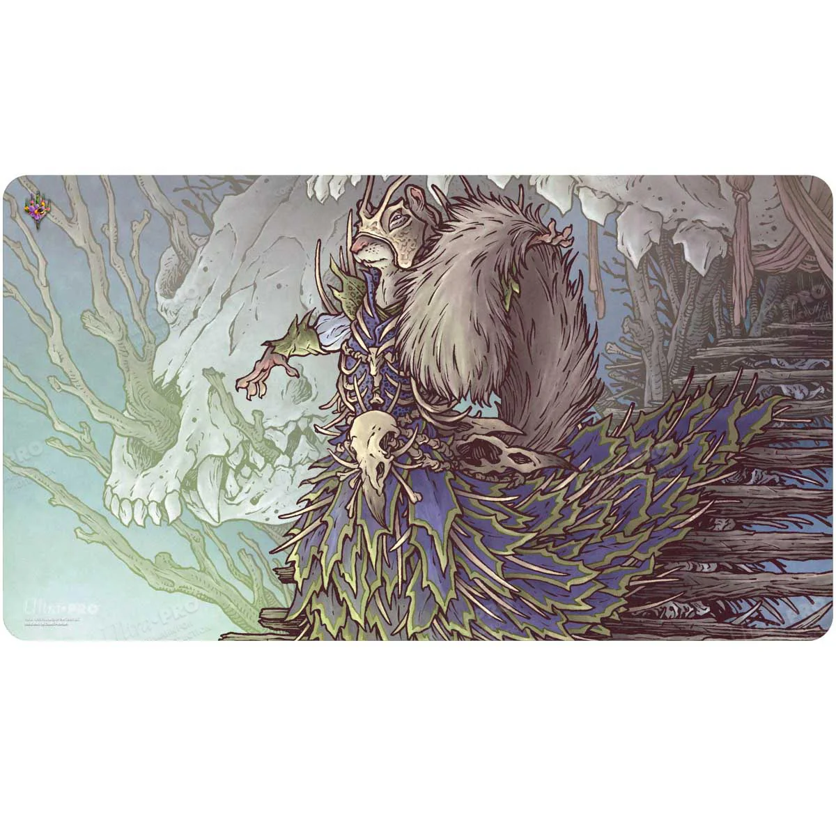 Bloomburrow Camellia, the Seedmiser Playmat for Magic: The Gathering