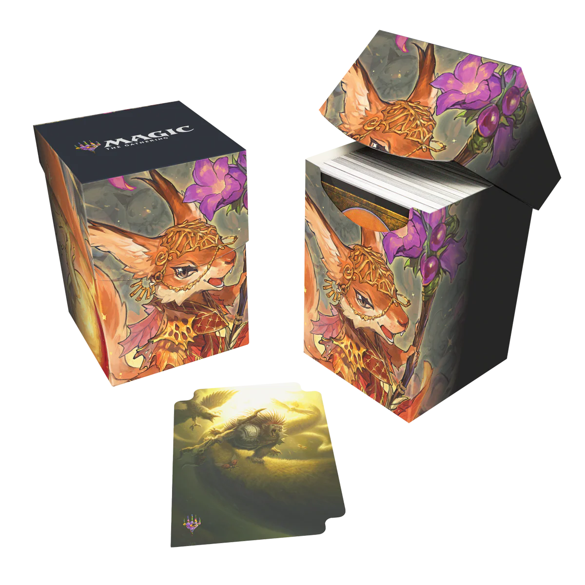 Bloomburrow Hazel of the Rootbloom (Commander - Animated Army Red/Green) 100+ DECK BOX® for Magic: The Gathering