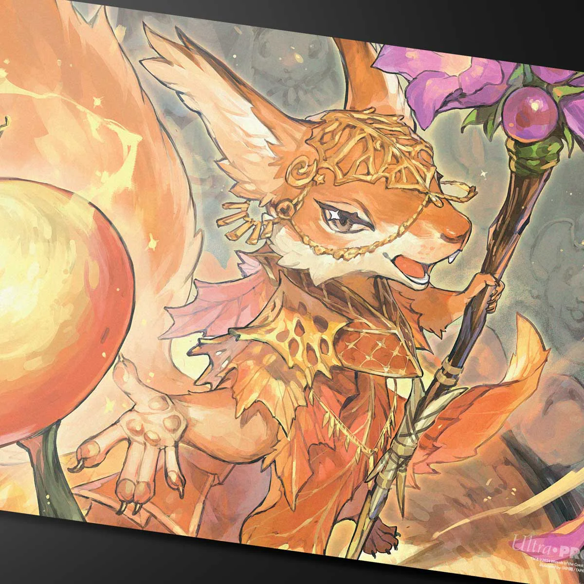 Bloomburrow Hazel of the Rootbloom Standard Gaming Playmat for Magic: The Gathering - Image 2