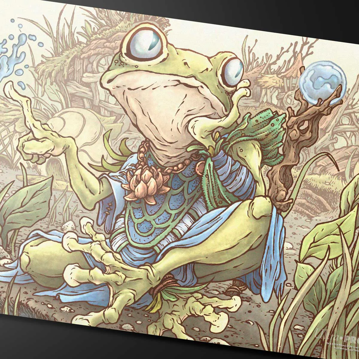 Bloomburrow Helga, Skittish Seer Playmat for Magic: The Gathering - Image 2