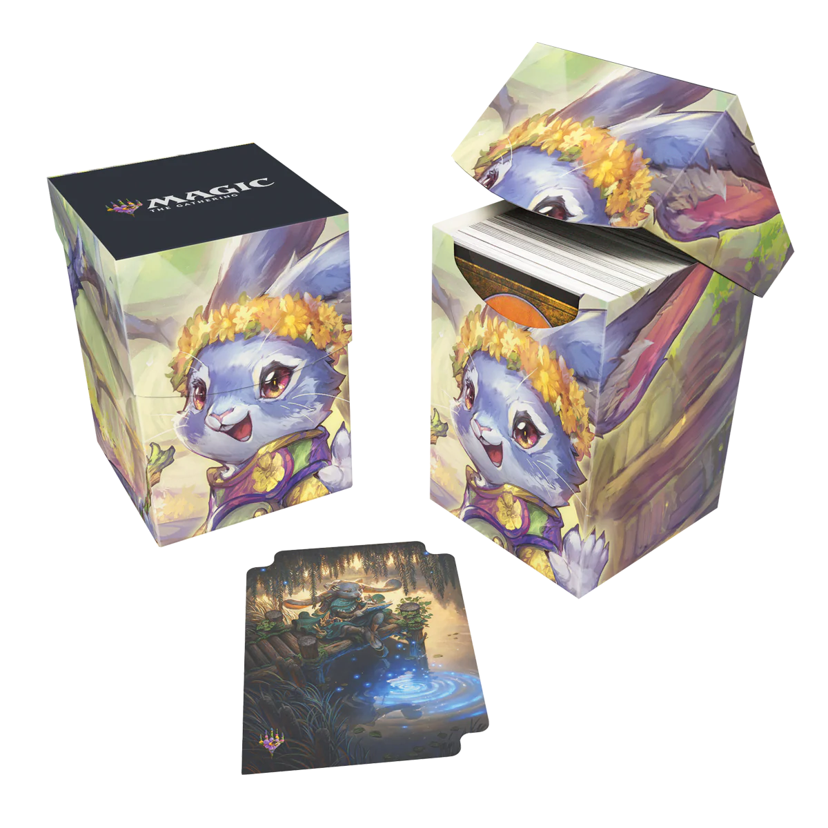 Bloomburrow Ms. Bumbleflower (Commander - Peace Offering Green/White/Blue) 100+ DECK BOX® for Magic: The Gathering