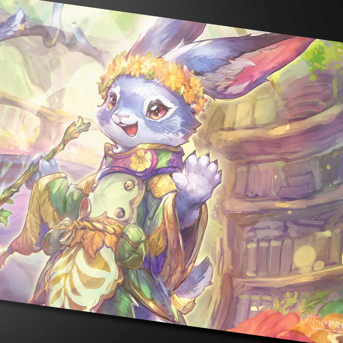 Bloomburrow Ms. Bumbleflower Standard Gaming Playmat for Magic: The Gathering - Image 2