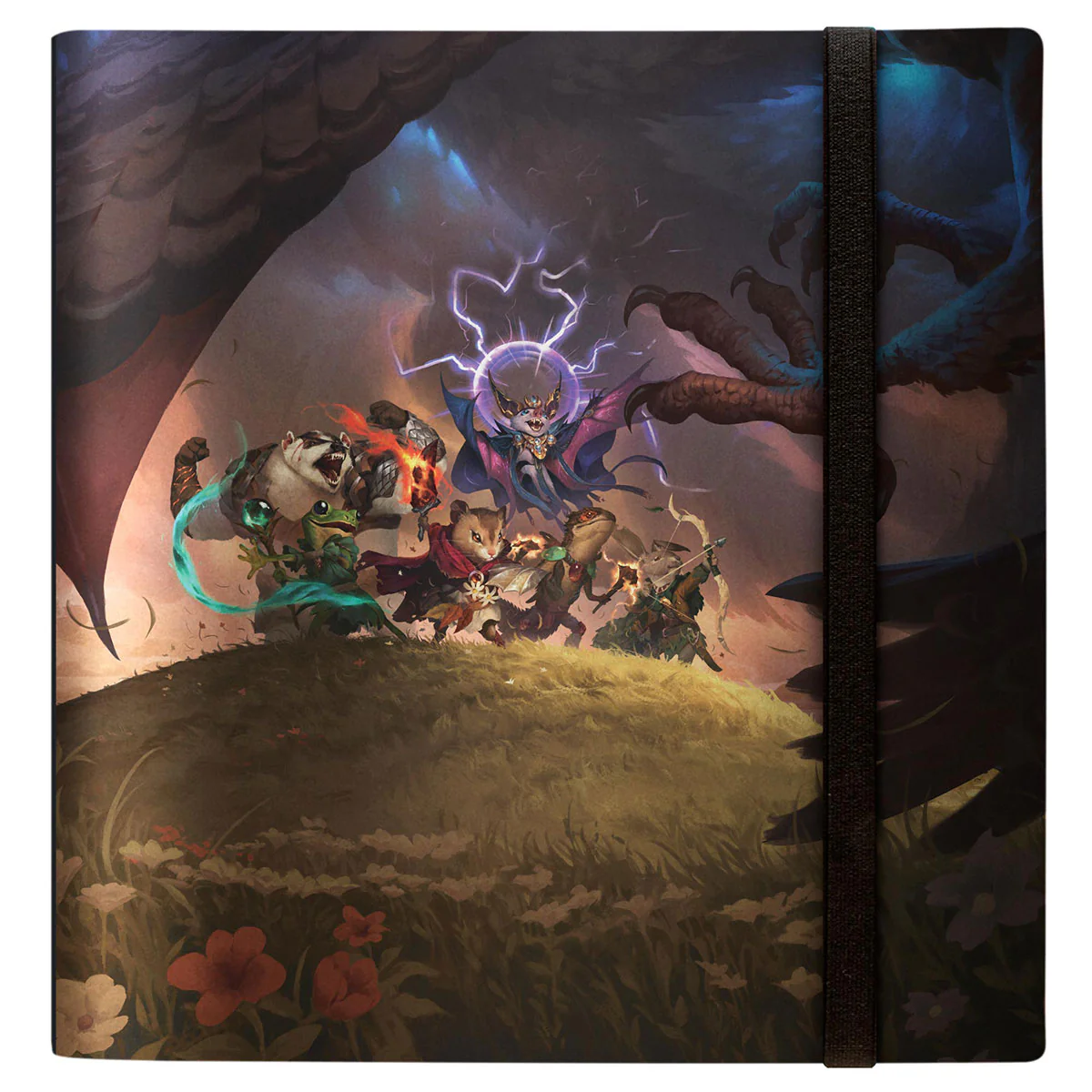 Bloomburrow Party Faceoff Against Dragonhawk, Fate's Tempest 12-Pocket PRO-BINDERĀ® for Magic: The Gathering
