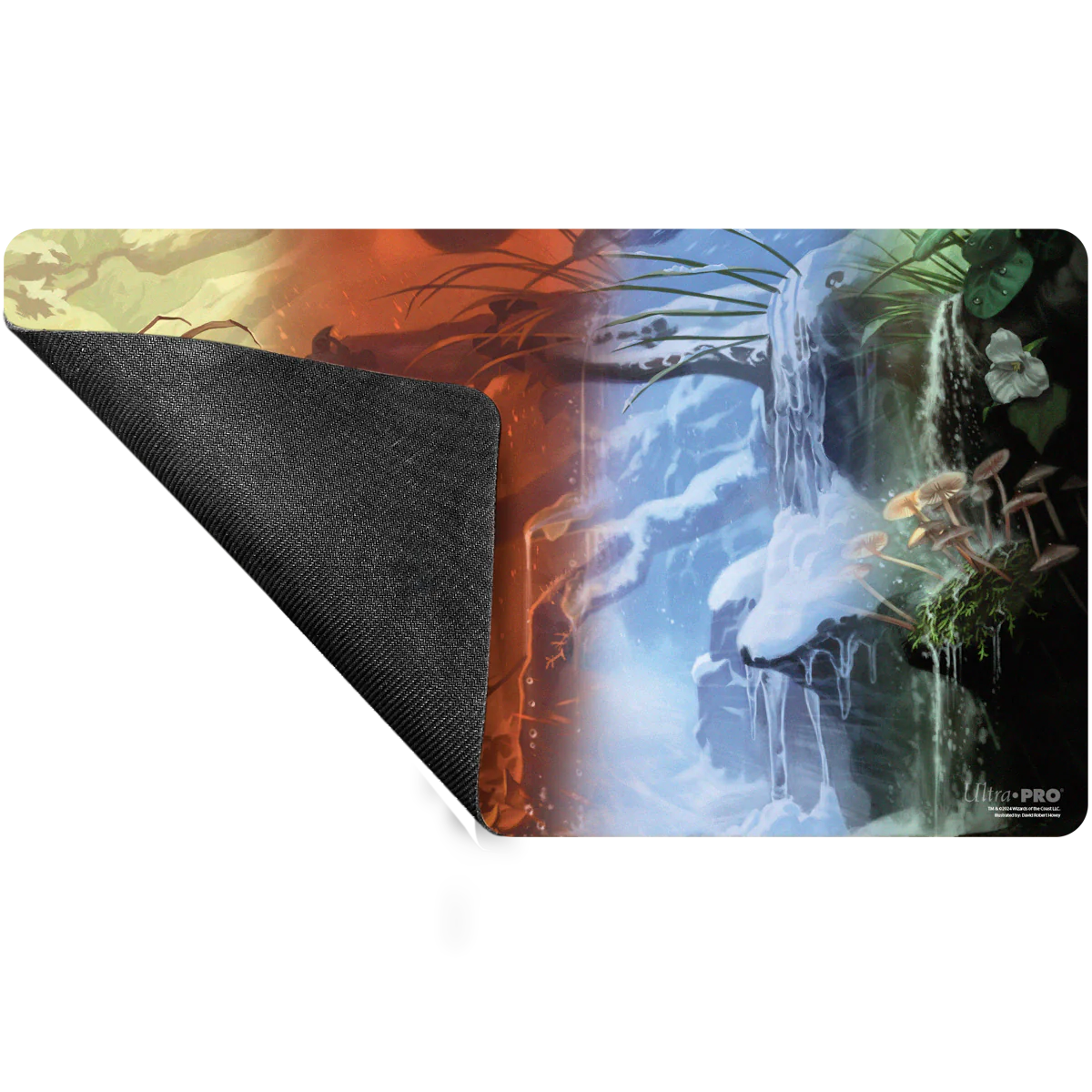 Bloomburrow Season Lands: Forest (Four Seasons) Standard Gaming Playmat for Magic: The Gathering - Image 4