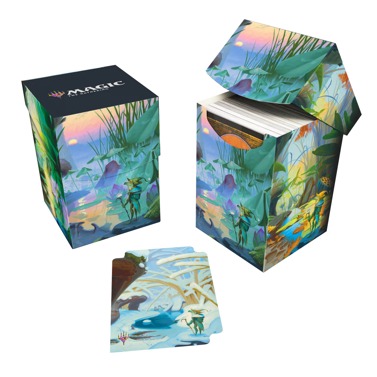 Bloomburrow Season Lands: Island (Summer) 100+ DECK BOX® for Magic: The Gathering