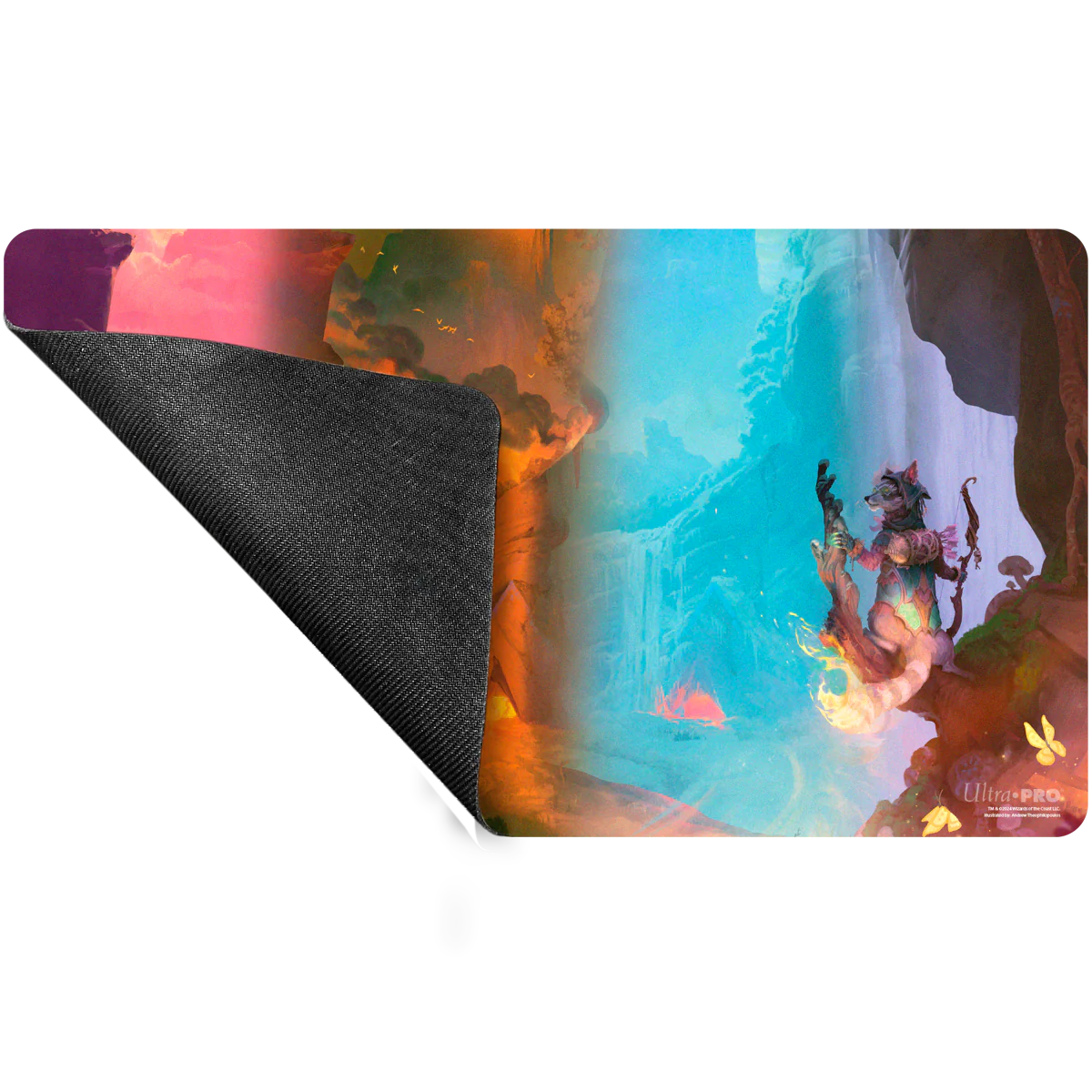 Bloomburrow Season Lands: Mountain (Four Seasons) Standard Gaming Playmat for Magic: The Gathering - Image 4