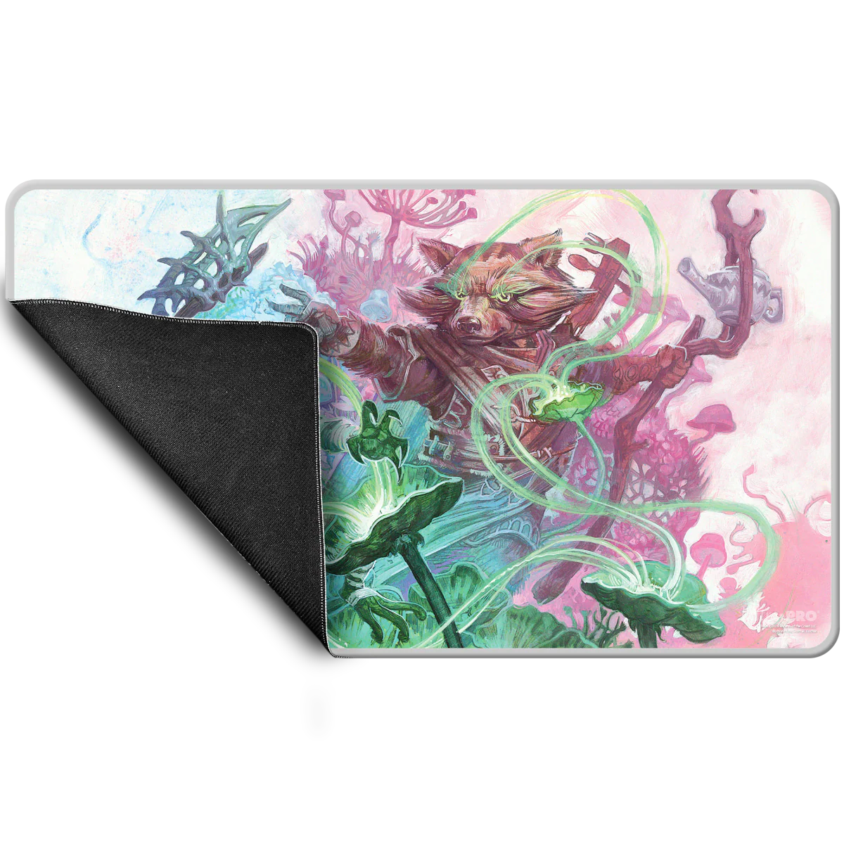 Bloomburrow Sylvan Tutor Stitched Edge Standard Gaming Playmat for Magic: The Gathering - Image 3