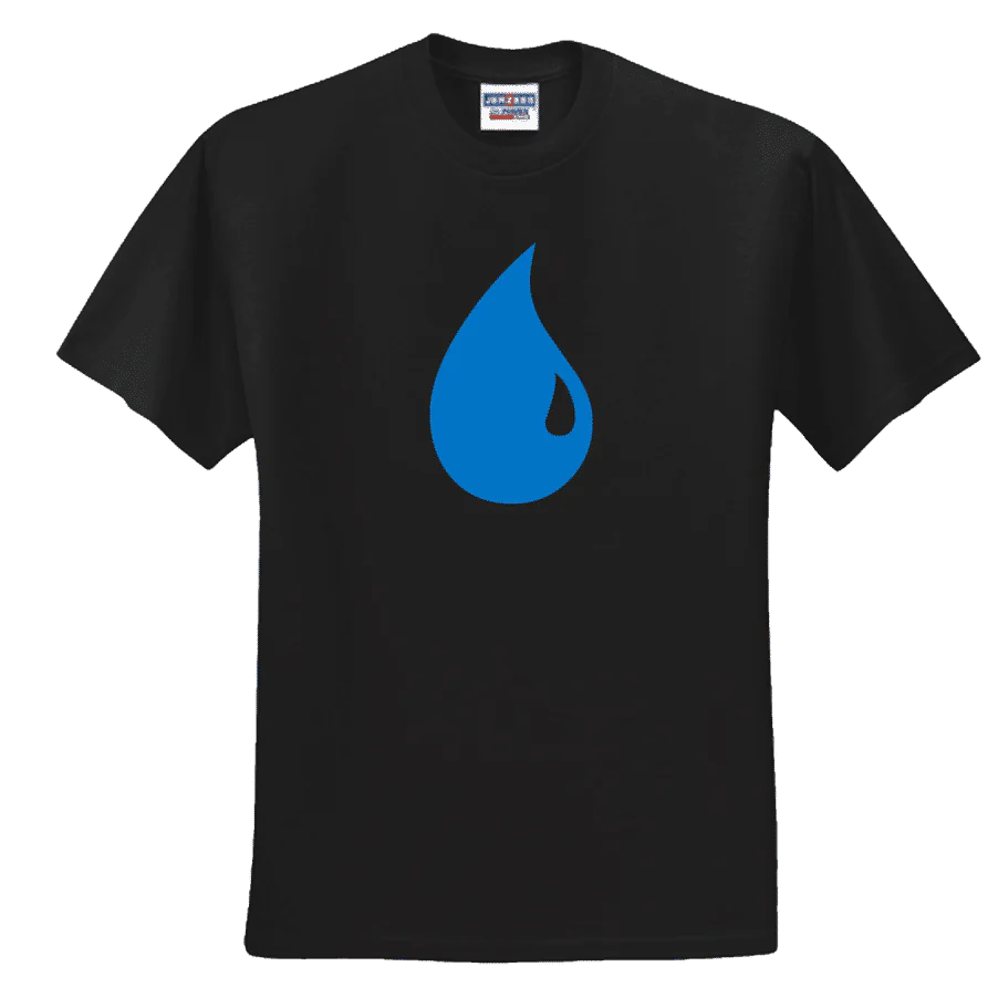 Blue Mana Symbol T-shirt for Magic: The Gathering