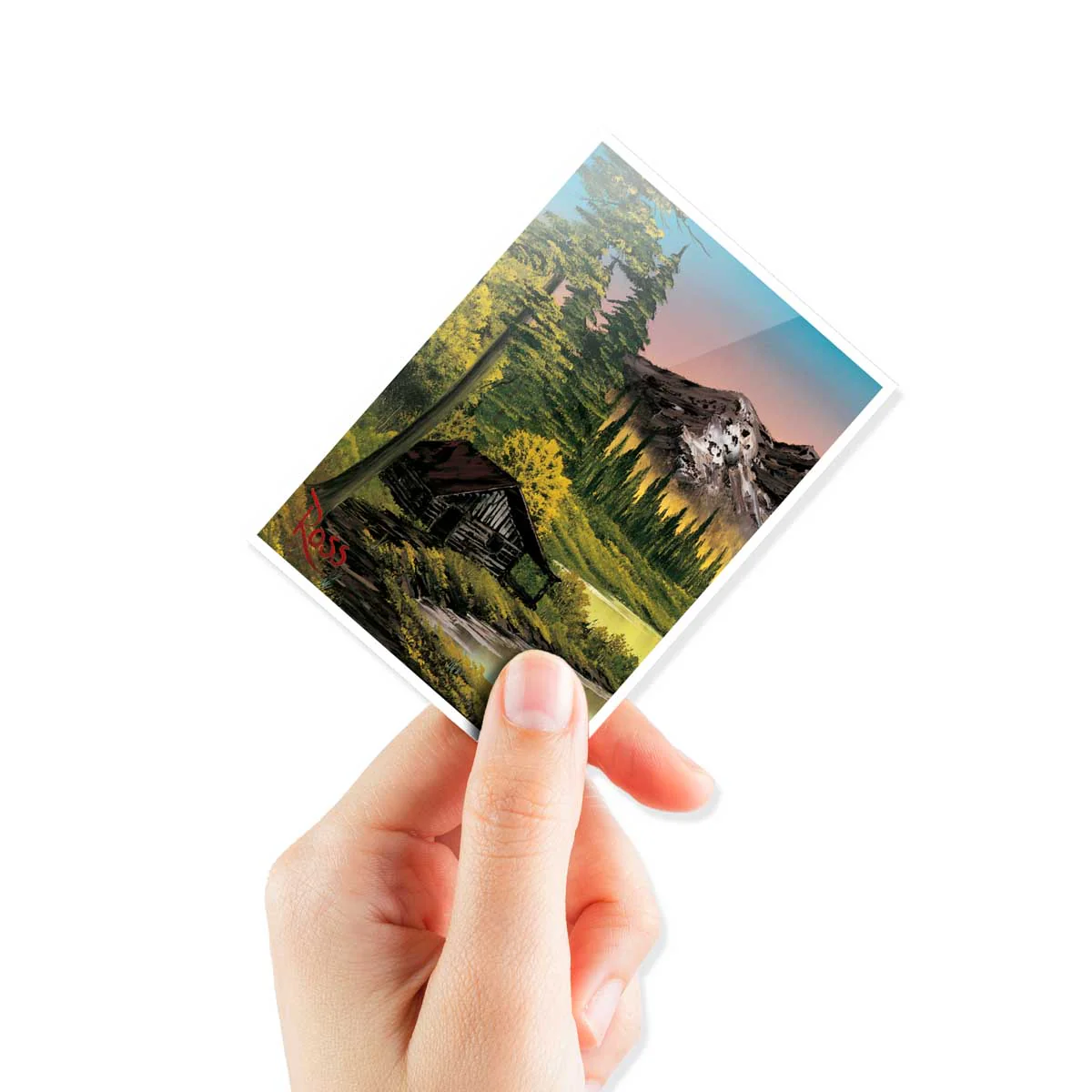 Bob Ross Mountain Retreat 105ct APEX DECK PROTECTOR® Sleeves - Image 3