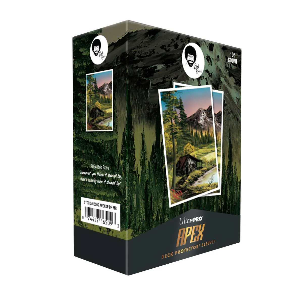 Bob Ross Mountain Retreat 105ct APEX DECK PROTECTOR® Sleeves - Image 4