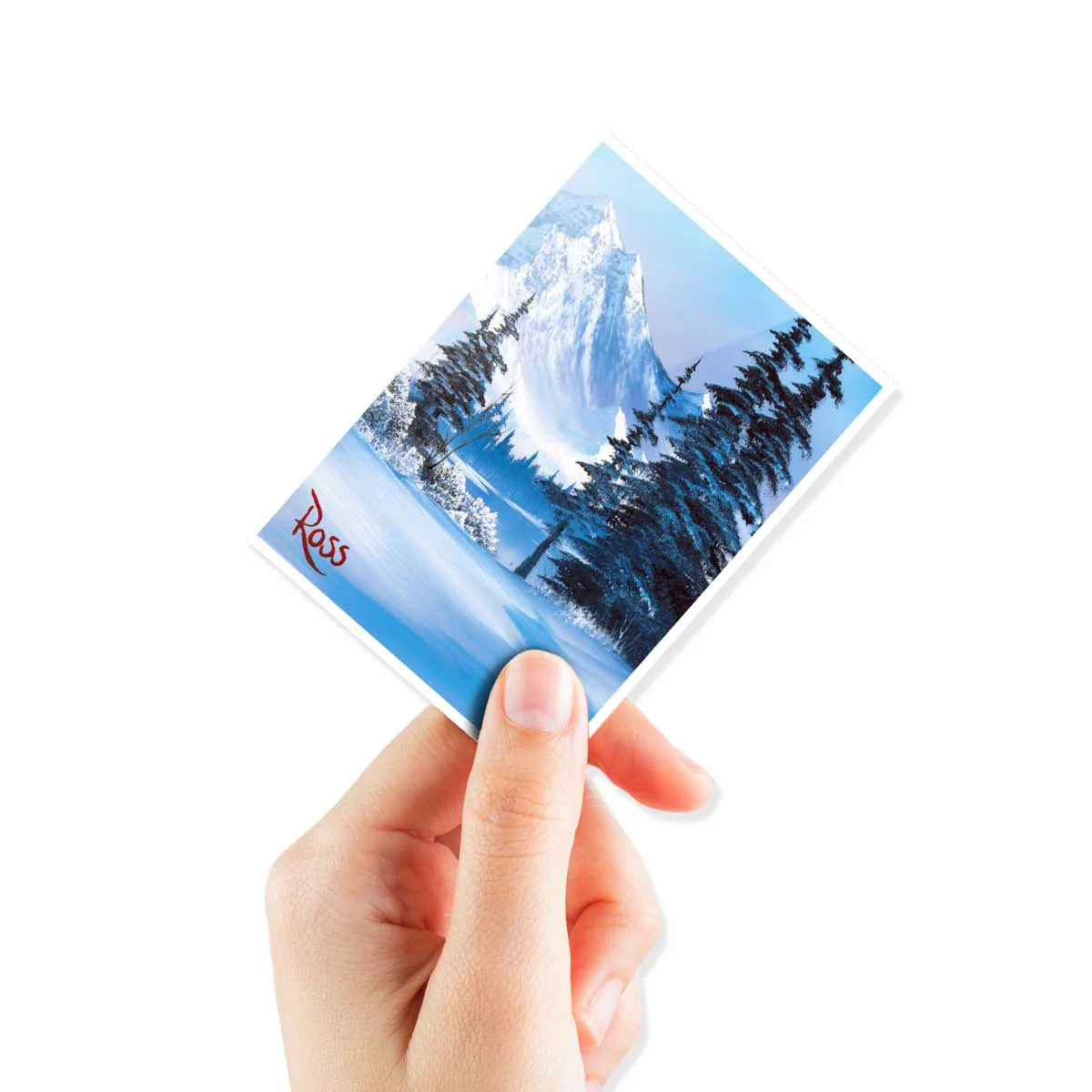 Bob Ross - Winter Paradise 105ct APEX DECK PROTECTOR® Sleeves for Tabletop Gaming - Image 2