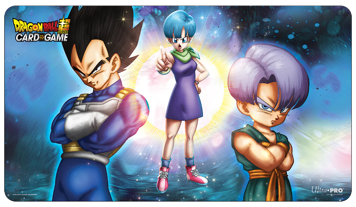 Bulma, Vegeta, and Trunks Standard Gaming Playmat Mousepad for Dragon Ball Super