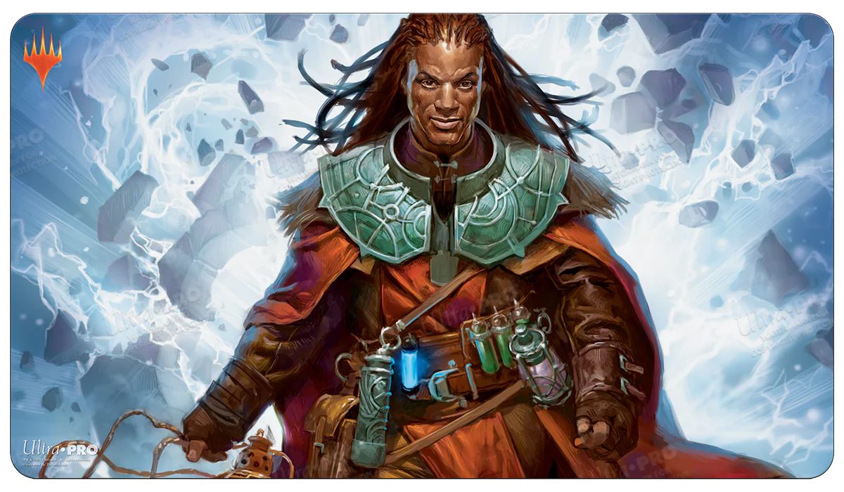 Commander Sevinne, the Chronolasm Standard Gaming Playmat for Magic: The Gathering