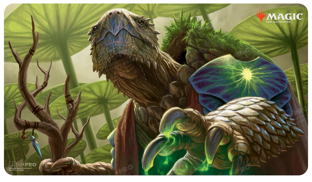 Commander Legends Archelos, Lagoon Mystic Standard Gaming Playmat for Magic: The Gathering