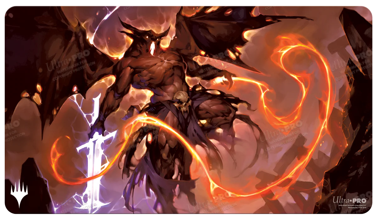 Commander Legends: Battle for Baldur's Gate Balor Standard Gaming Playmat for Magic: The Gathering