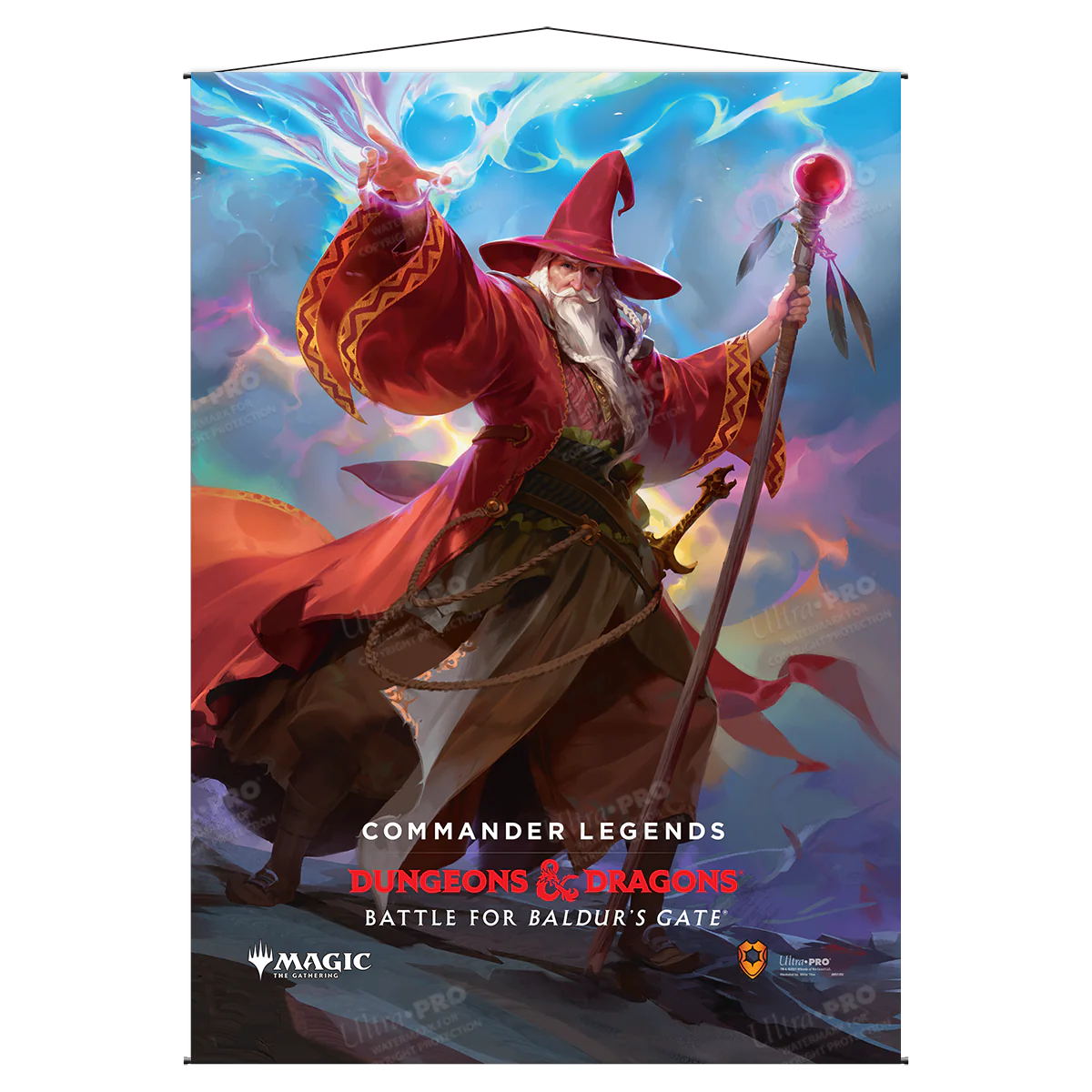 Commander Legends: Battle for Baldur's Gate Elminster Wall Scroll for Magic: The Gathering